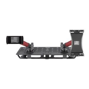 RubiGrid® 2023+ Ford Super Duty Dash Mount Phone + Device Holder with Red Arms