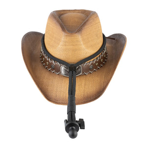 Cowboy Hat Holder Rope & Cinch with 20mm Ball Mount