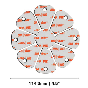 Large 4.5-inch Flex Mount with VHB Adhesive Base - 20mm Connector Nubby Edition