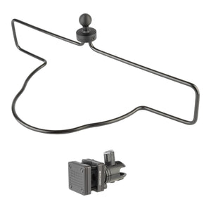 Metal Cowboy Hat Holder with 20mm Ball Mount