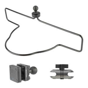 Metal Cowboy Hat Holder with 20mm Ball Mount