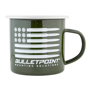 Bulletpoint 12oz Enamel Camping Mug