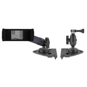 2018-2023 Jeep Wrangler JL + 2020-2023 Jeep Gladiator Universal Jeep Phone Mount + GoPro Action Camera Combo