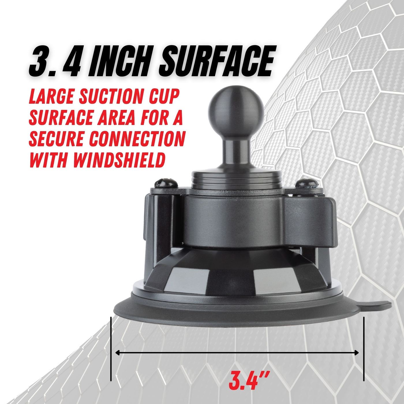 Universal Device Mounting Options Bulletpoint Mounting Solutions   BulletpointMountingSolutionssuctioncup3.4inchsurface 1400x 