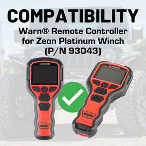 Warn®-Compatible Winch Remote Controller Holder with 20mm Connector End Nubby Edition