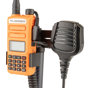 Handheld Radio + Mic Combo Holder with 20mm Ball Mount